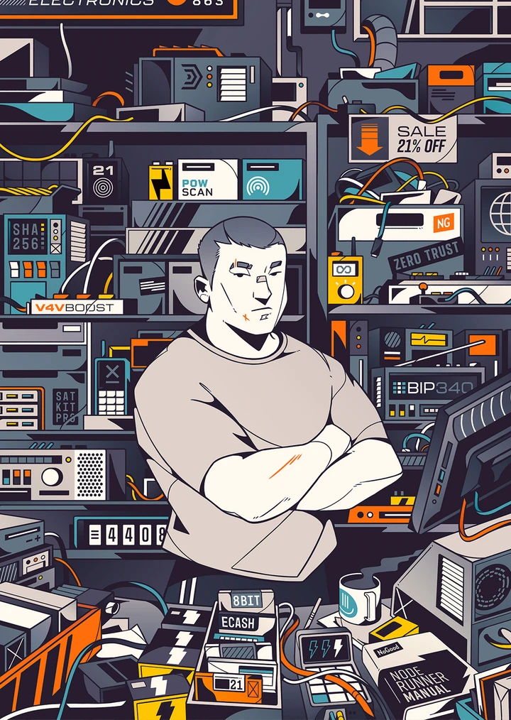 Blockstream Sovereign Electronics illustration