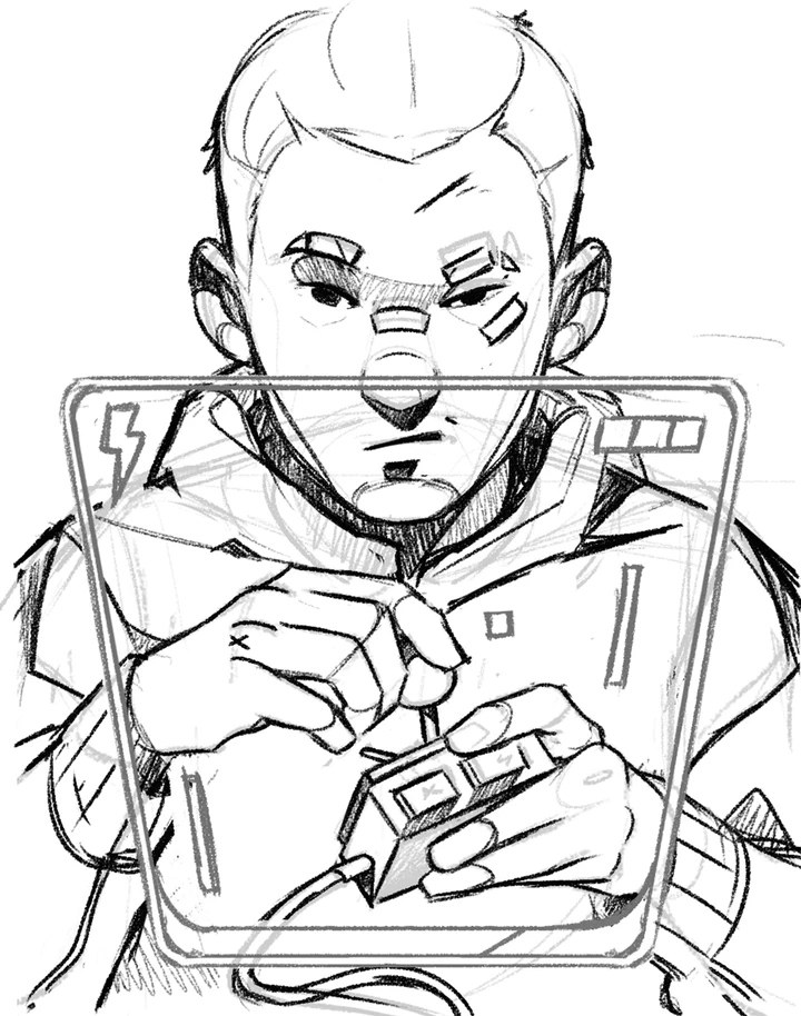 NoGood work in progress sketch 018
