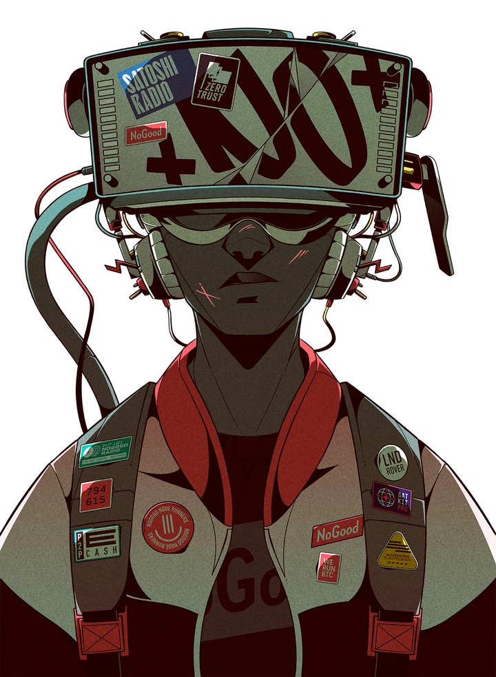 Illustration of beaten down character