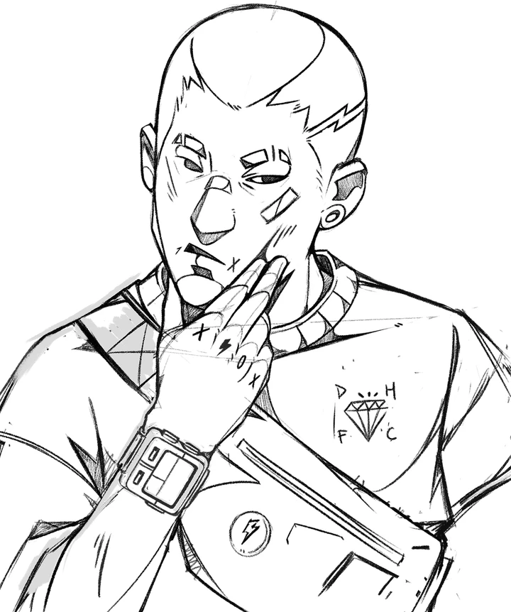 NoGood work in progress sketch 014
