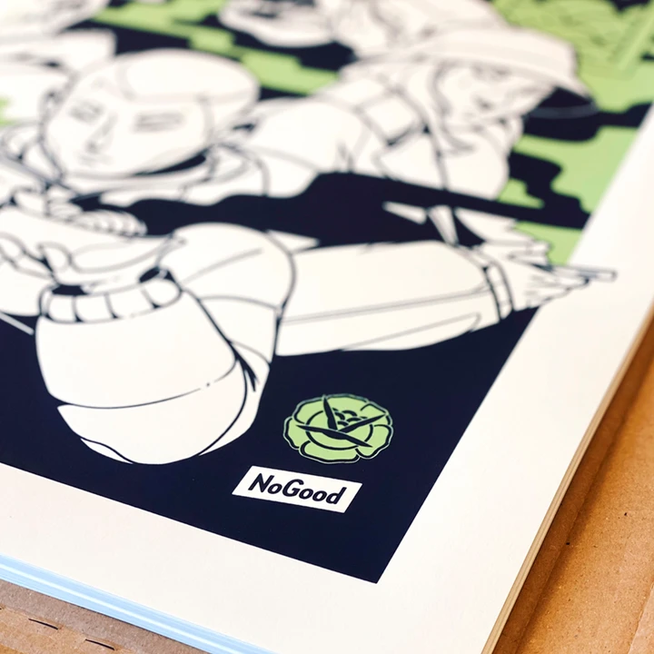 Picture of the OffChain Ramen screen print