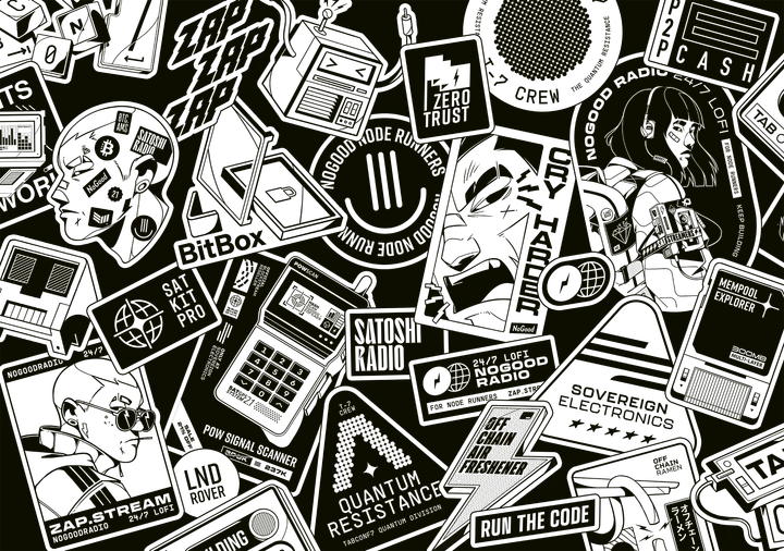 nogood stickers background