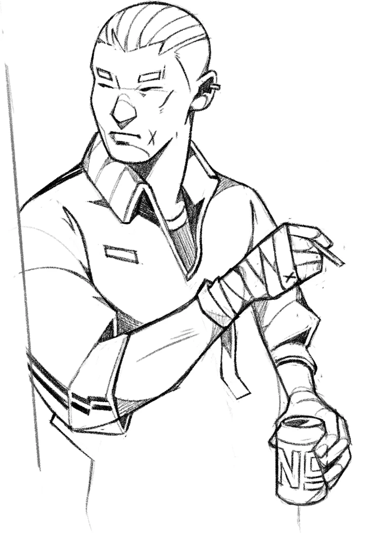 NoGood work in progress sketch 011