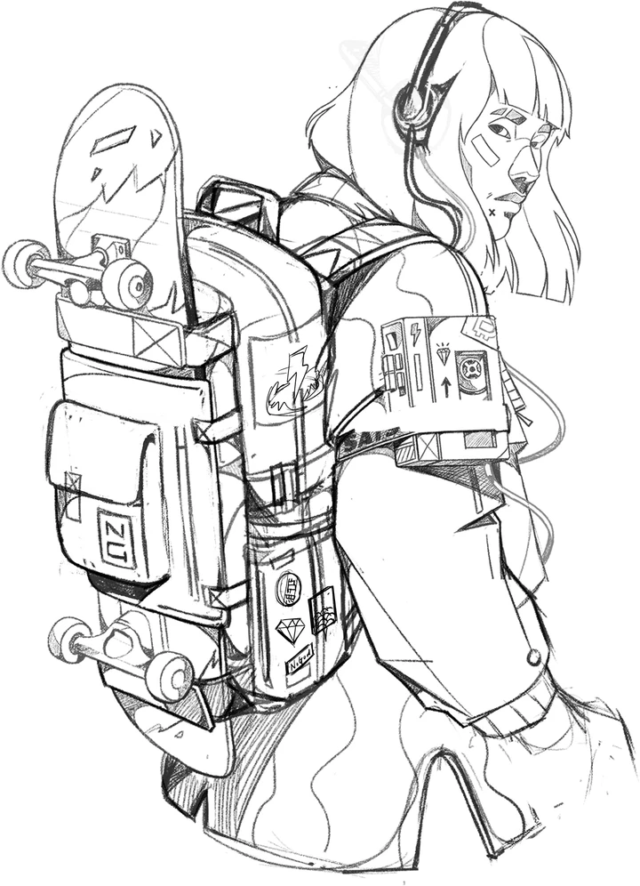 NoGood work in progress sketch 017